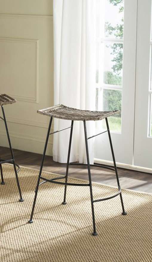 Safavieh - Atara Counterstool - Grey  (Set of 2) - SEA8006A-SET2 veiw 1