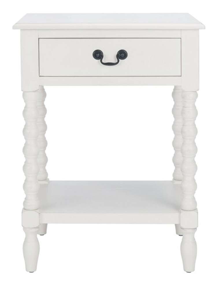Safavieh - Athena Accent Table - Distressed White  - ACC5703A veiw 1