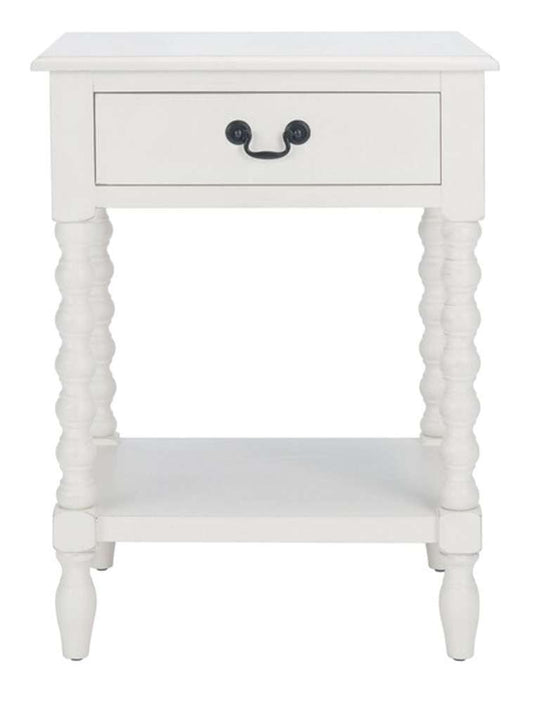 Safavieh - Athena Accent Table - Distressed White  - ACC5703A veiw 1