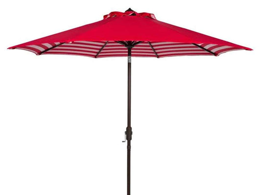 Safavieh - Athens 11Ft Crank Umbrella - Red - PAT8107F veiw 1