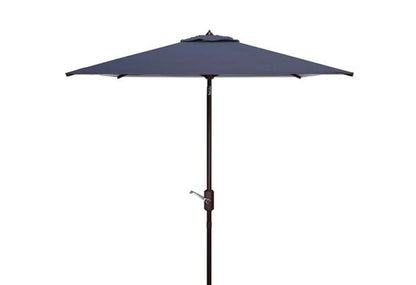 Safavieh - Athens 7.5Square Umbrella - Navy - White - PAT8407A veiw 1