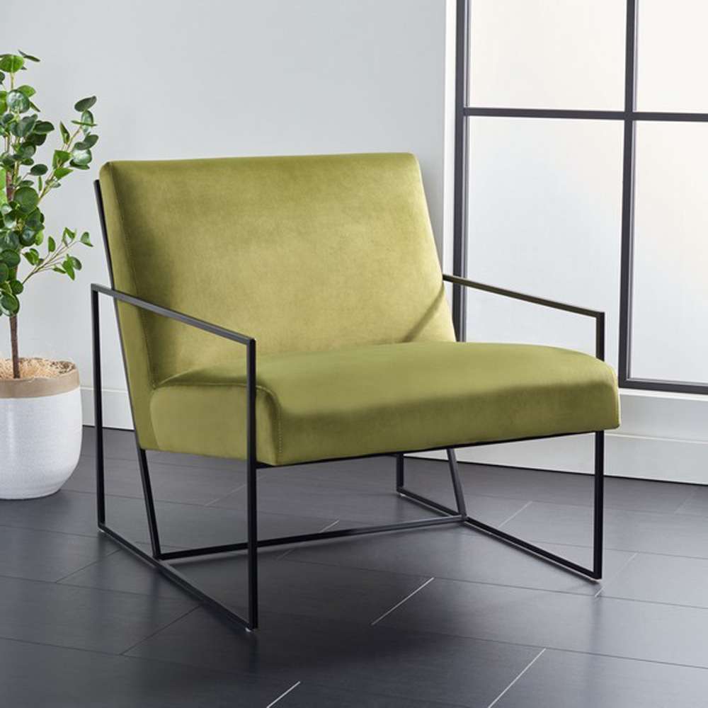 Safavieh - Atheris Arm Chair - Green - Black - ACH5200B veiw 2