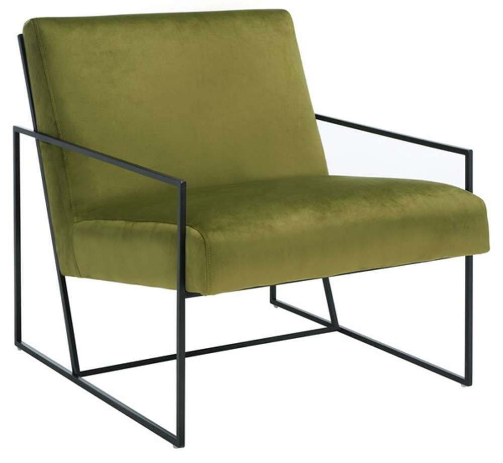 Safavieh - Atheris Arm Chair - Green - Black - ACH5200B veiw 3