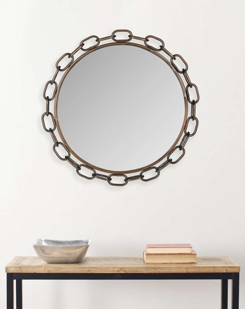 Safavieh - Atlantis Chain Link Mirror - Antique Copper - MIR4042A veiw 1