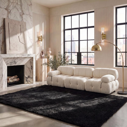 Safavieh - Atlantis Shag 100Z Black - 8" X 10" - ATS100Z-8 view 2