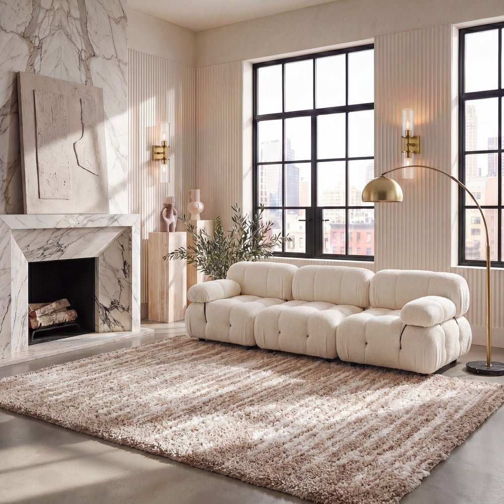 Safavieh - Atlantis Shag 104B Beige / Ivory - 9" X 12" - ATS104B-9 view 2