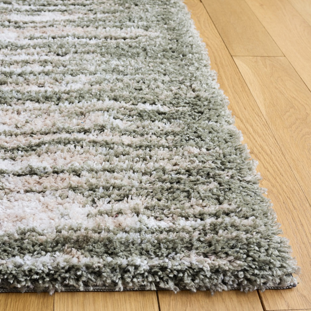 Safavieh - Atlantis Shag 104Y Green / Ivory - 9" X 12" - ATS104Y-9 view 3