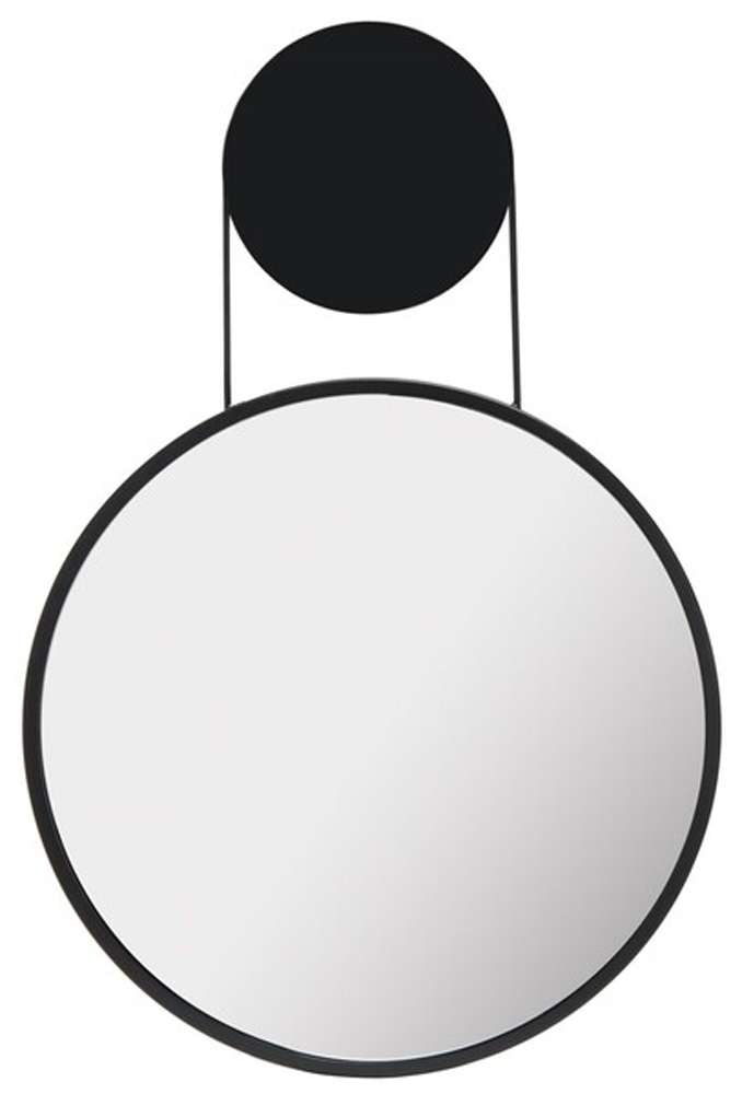 Safavieh - Aura 24in Mirror - Matte Black  - MRR3071A veiw 1