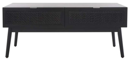 Safavieh - Baisley 2 Drawer Coffee Table - Black - COF5000B veiw 1