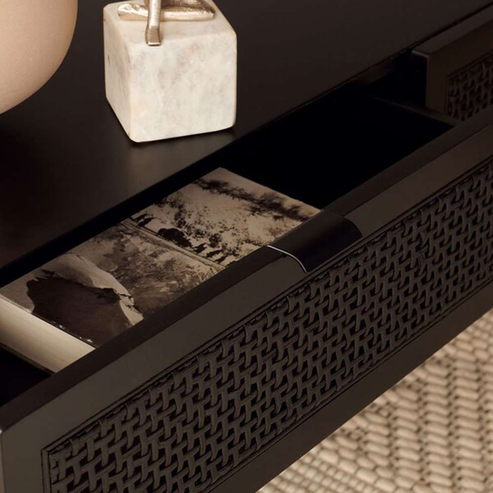 Safavieh - Baisley 2 Drawer Coffee Table - Black - COF5000B veiw 2