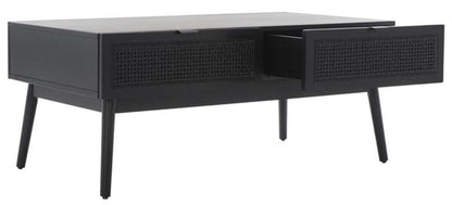 Safavieh - Baisley 2 Drawer Coffee Table - Black - COF5000B veiw 4