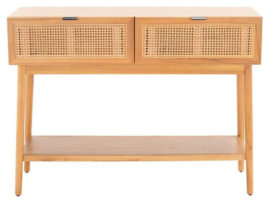Safavieh - Baisley 2 Drw Rattan Console - Natural - CNS5000A veiw 1