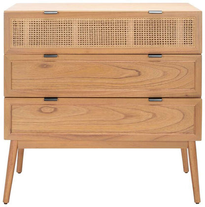 Safavieh - Baisley 3 Drawer Rattan Chest - Natural - CHS5000A veiw 1