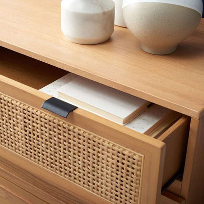Safavieh - Baisley 3 Drawer Rattan Chest - Natural - CHS5000A veiw 2