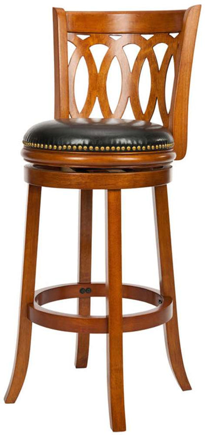Safavieh - Baldwin Barstool - Oak - Black - FOX7004A veiw 2
