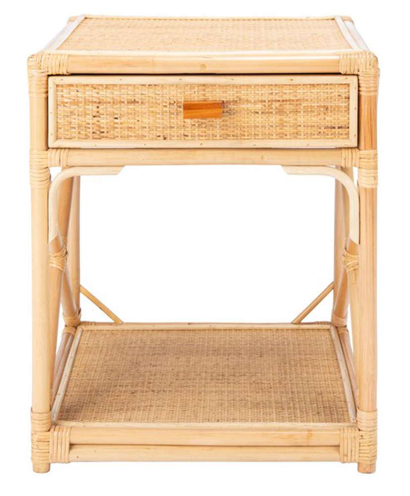 Safavieh - Bali 1 Draw 1 Shelf Nightstand - Natural - NST4001A veiw 1