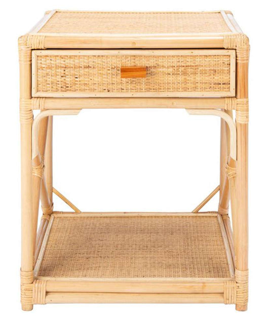 Safavieh - Bali 1 Draw 1 Shelf Nightstand - Natural - NST4001A veiw 1