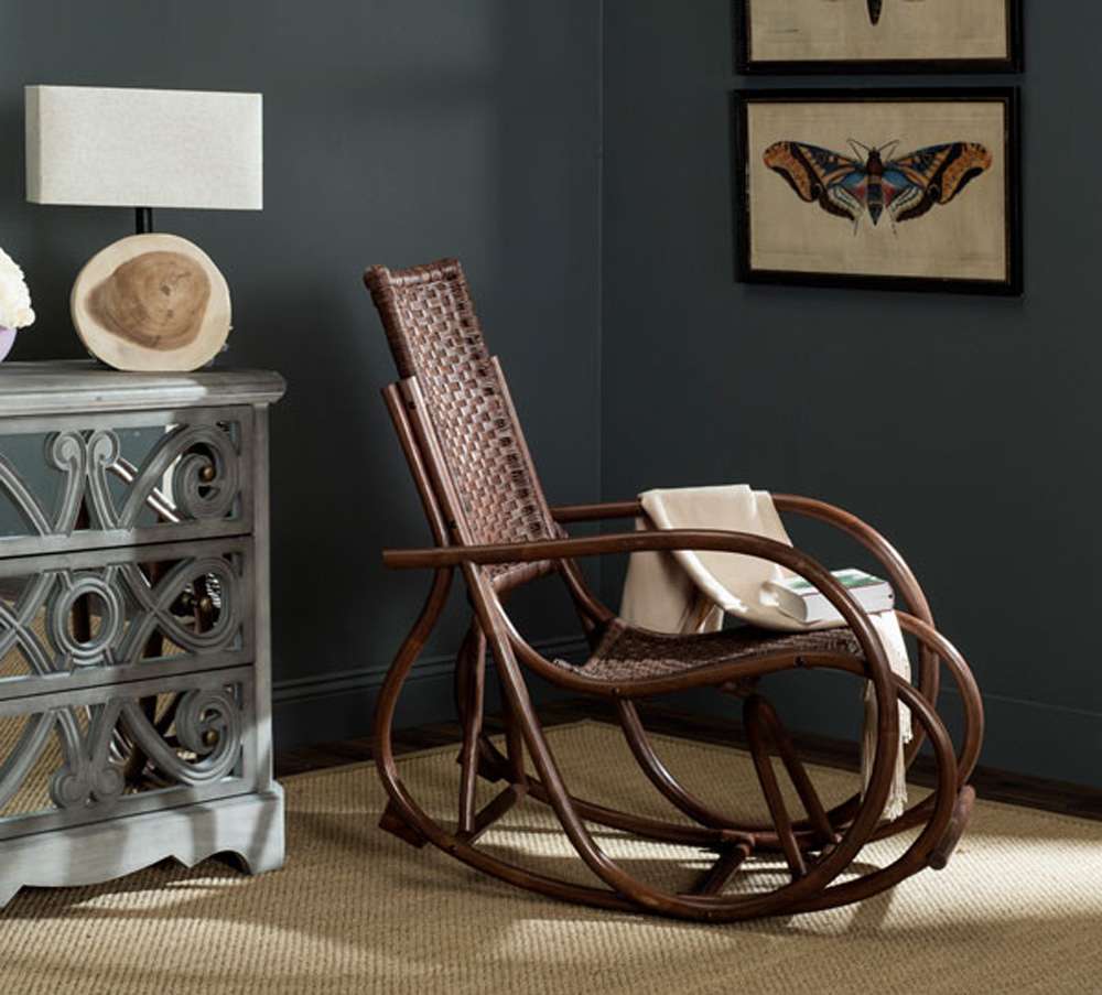 Safavieh - Bali Rocking Chair - Brown - SEA8035B veiw 2