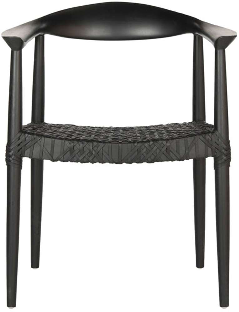 Safavieh - Bandelier Arm Chair - Black - Black - FOX1003B veiw 1
