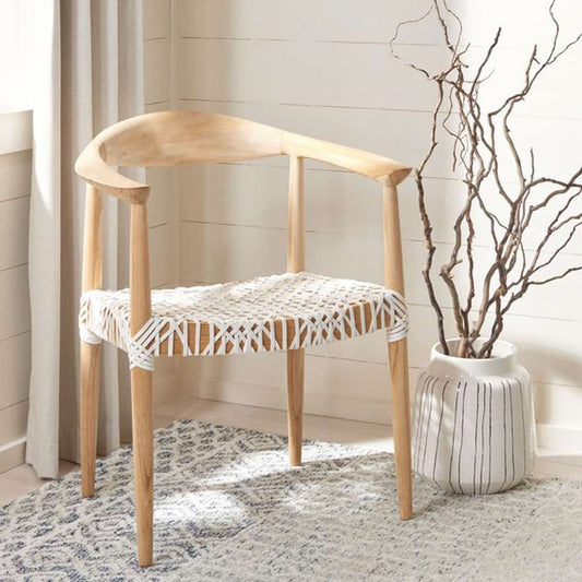Safavieh - Bandelier Arm Chair - Light Oak - FOX1003A veiw 2