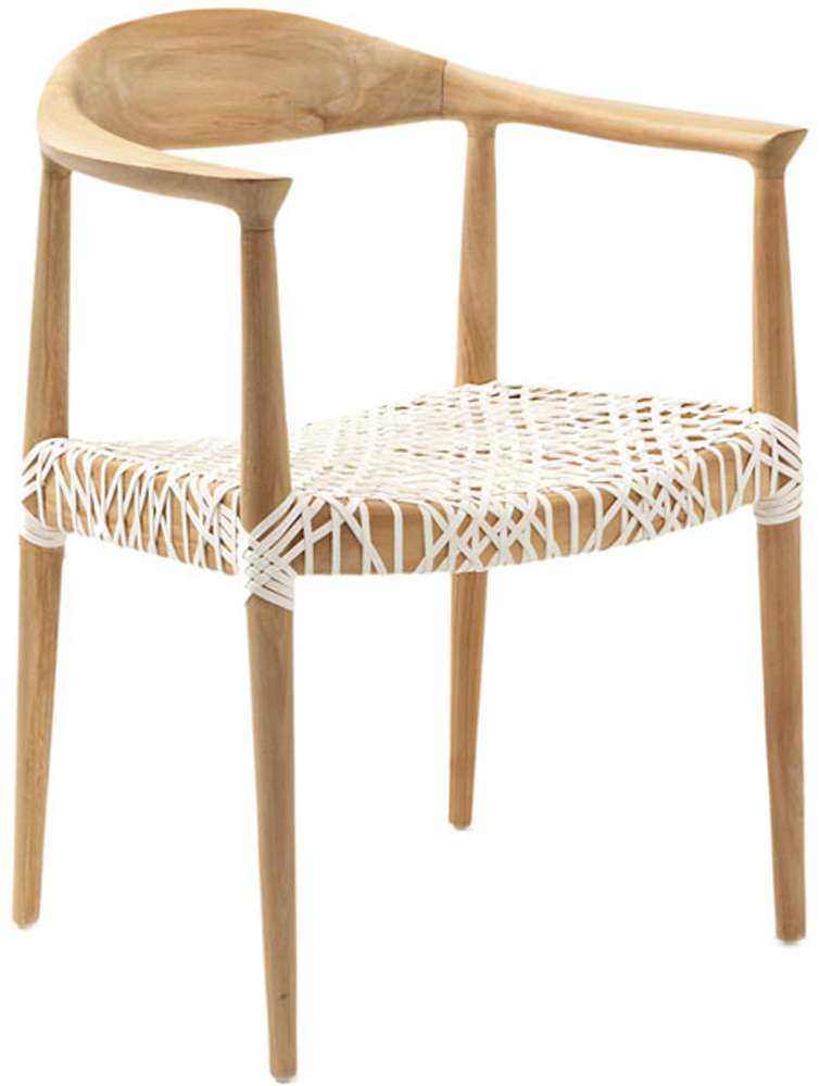Safavieh - Bandelier Arm Chair - Light Oak - FOX1003A veiw 3