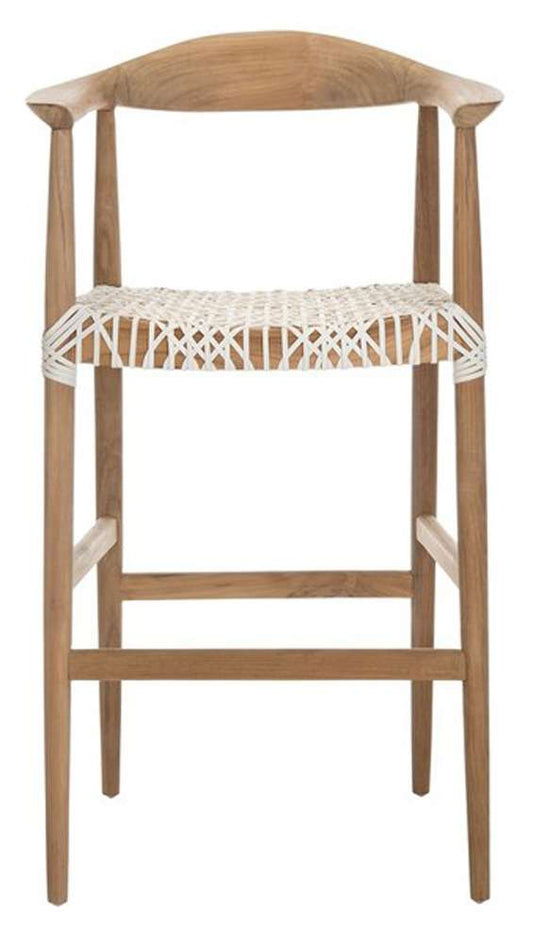 Safavieh - Bandelier Barstool - Natural - White - BST1005A veiw 1