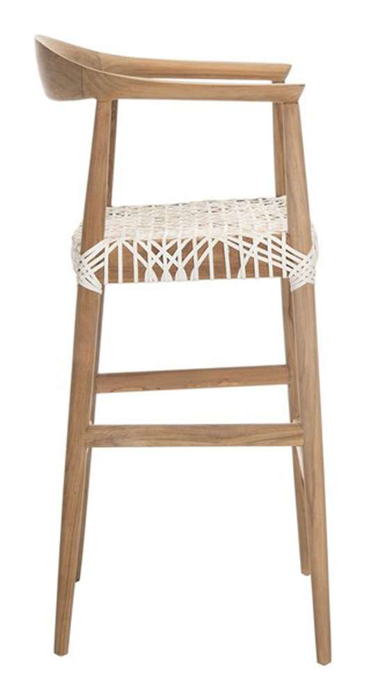 Safavieh - Bandelier Barstool - Natural - White - BST1005A veiw 4