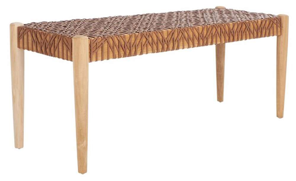 Safavieh - Bandelier Bench - Light Honey - Natural - BCH1000D veiw 3