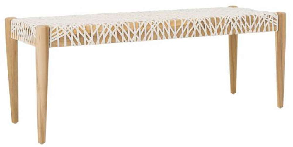 Safavieh - Bandelier Bench - Off White - Natural - BCH1000A veiw 3