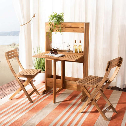 Safavieh - Barley Flower Shelf Bistro Set - Natural - PAT7047A veiw 2