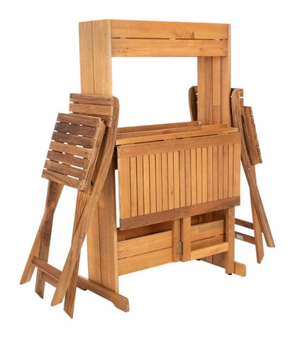 Safavieh - Barley Flower Shelf Bistro Set - Natural - PAT7047A veiw 3