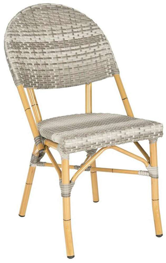 Safavieh - Barrow Side Chair - Grey  (Set of 2) - FOX5203B-SET2 veiw 2
