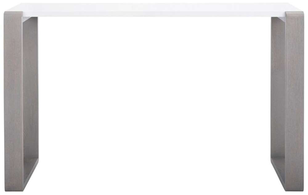 Safavieh - Bartholomew Console Table - White - Grey - FOX4209B veiw 1