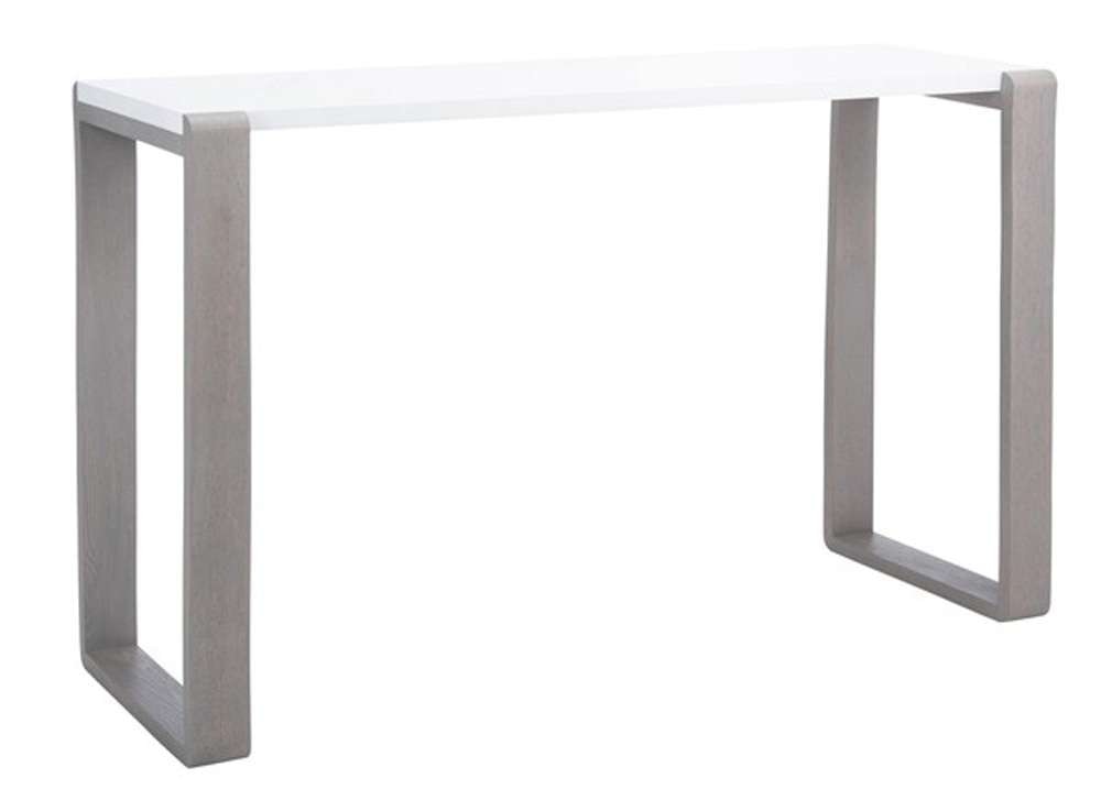 Safavieh - Bartholomew Console Table - White - Grey - FOX4209B veiw 3
