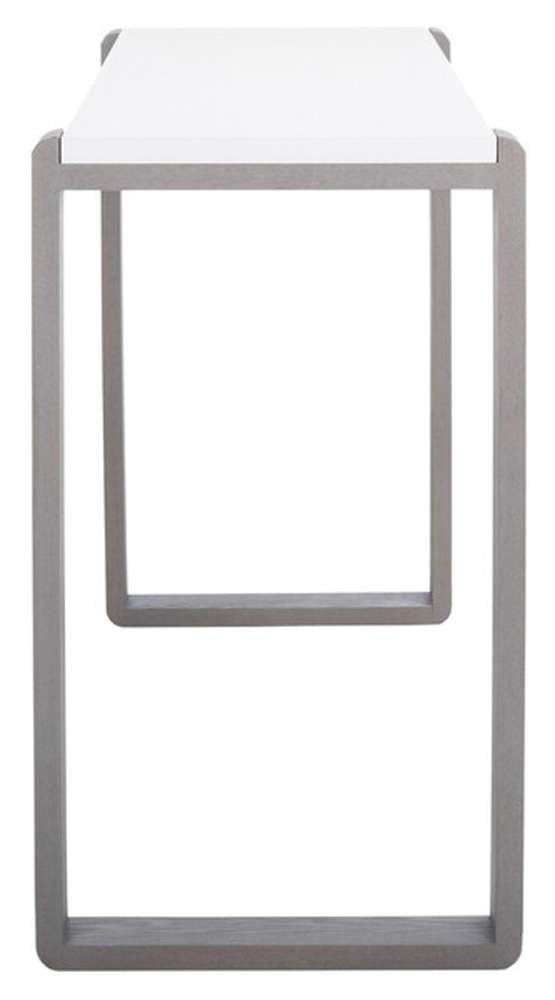 Safavieh - Bartholomew Console Table - White - Grey - FOX4209B veiw 4