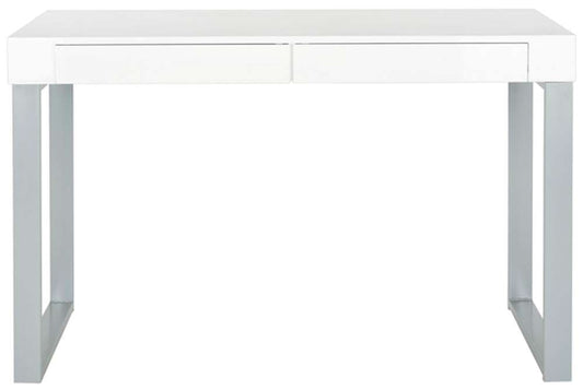 Safavieh - Barton Desk - White - Grey - FOX2206A veiw 1