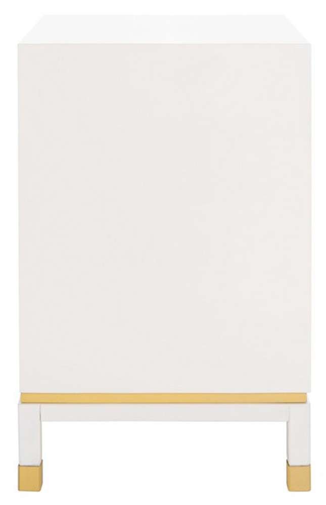 Safavieh - Baskin 3 Drawer Accent Table - White - ACC6605A veiw 3