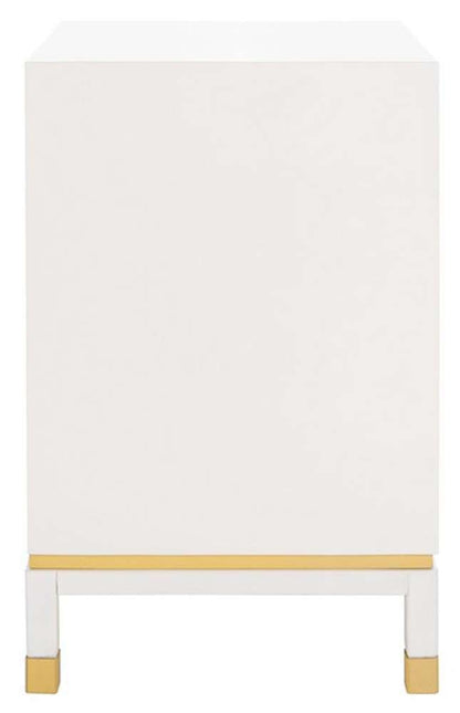 Safavieh - Baskin 3 Drawer Accent Table - White - ACC6605A veiw 3