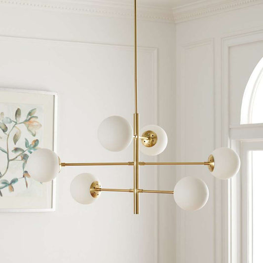 Safavieh - Bassett 6Lt 32in Chandelier - Gold - CHA7003A veiw 1