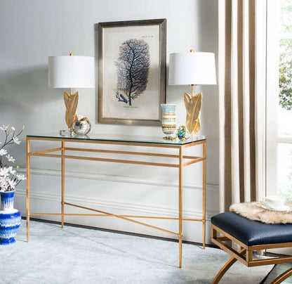 Safavieh - Couture - Baumgarten Console Table - Gold - AMH8305A veiw 2