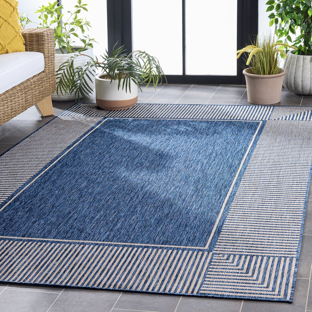 Safavieh - Beach House 300M Blue / Beige - 8" X 10" - BHS300M-8 view 2