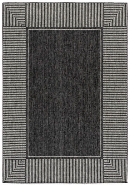 Safavieh - Beach House 300Z Black / Grey - 4" X 6" - BHS300Z-4 view 1