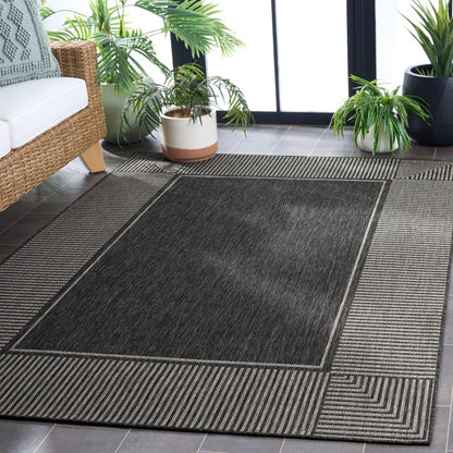 Safavieh - Beach House 300Z Black / Grey - 8" X 10" - BHS300Z-8 view 2