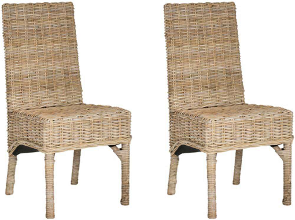 Safavieh - Beacon Side Chair - Natural Unfinished  (Set of 2) - FOX6519A-SET2 veiw 1