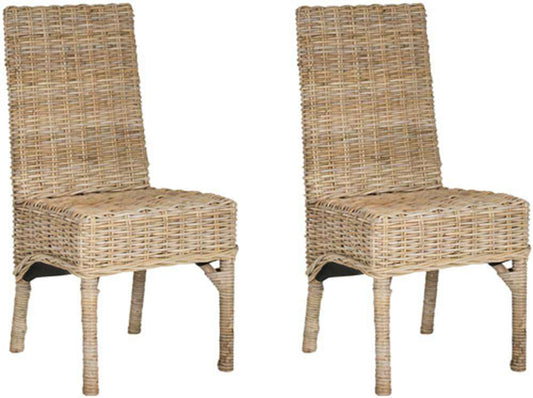 Safavieh - Beacon Side Chair - Natural Unfinished  (Set of 2) - FOX6519A-SET2 veiw 1