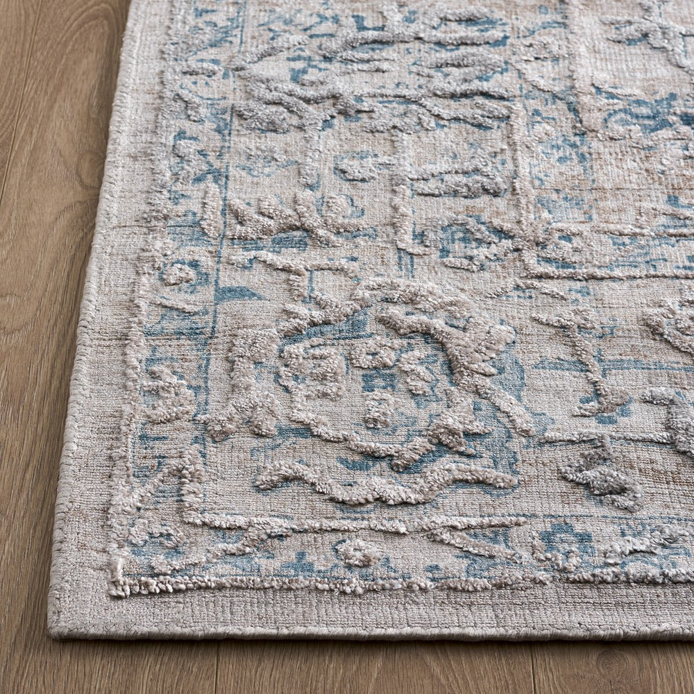 Safavieh - Bedford 401M Beige Blue - 9" X 12" - BFD401M-9 view 3