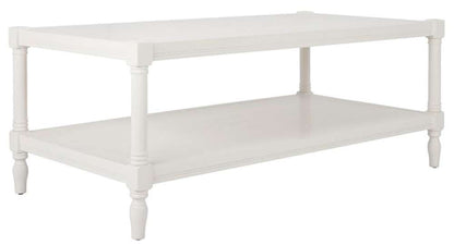 Safavieh - Bela Coffee Table - White - AMH5734B veiw 2