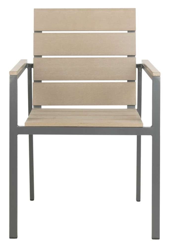 Safavieh - Beldan Stackable Chair - Taupe  (Set of 2) - PAT4033A-SET2 veiw 1