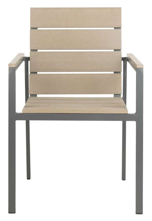 Safavieh - Beldan Stackable Chair - Taupe  (Set of 2) - PAT4033A-SET2 veiw 1