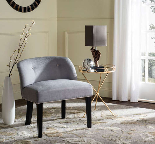 Safavieh - Bell Vanity Chair - Artic Grey - Taupe - MCR4203B veiw 2